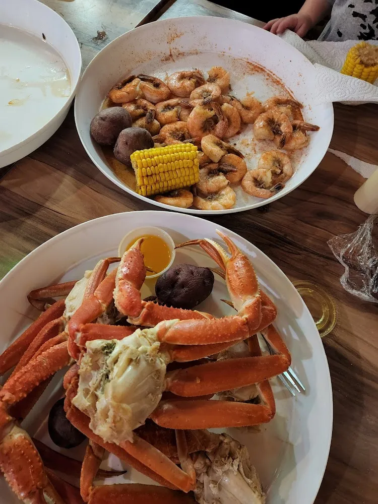 Crab Legs and Shrimp